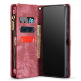 CaseMe Samsung Galaxy S21 008 Series Irrotettava kuori punainen