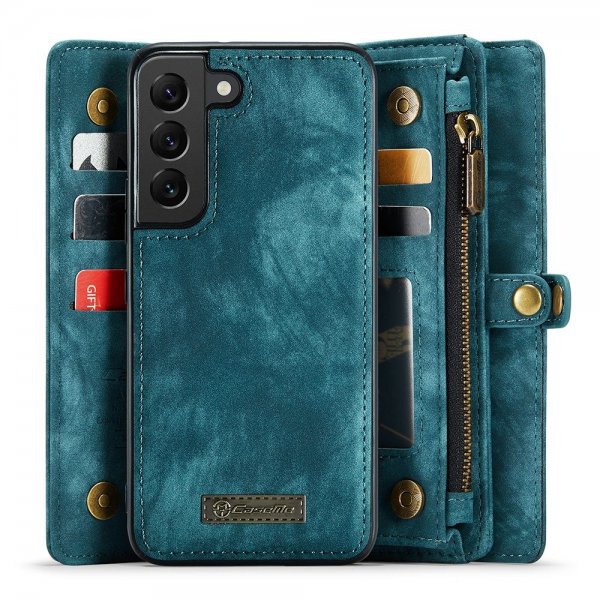 CaseMe Samsung Galaxy S21 008 Series Irrotettava kuori Petrol