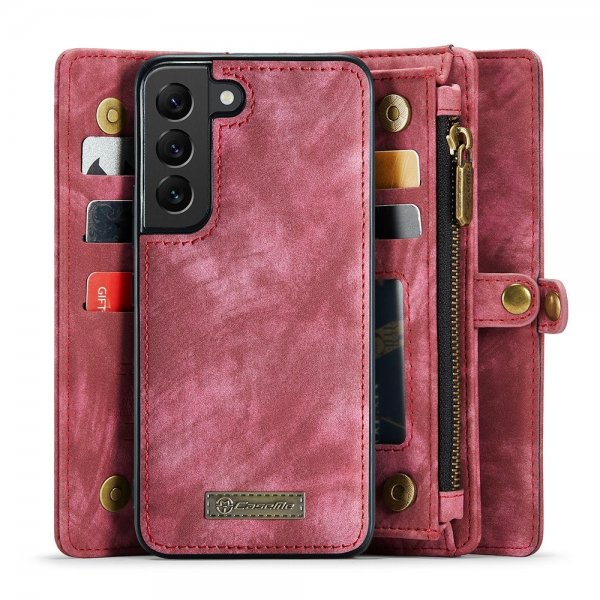 CaseMe Samsung Galaxy S21 FE 008 Series Irrotettava Kuori Punainen