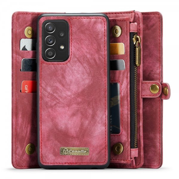 CaseMe Samsung Galaxy A53 5G Kotelo 008 Series Irrotettava Kuori Punainen
