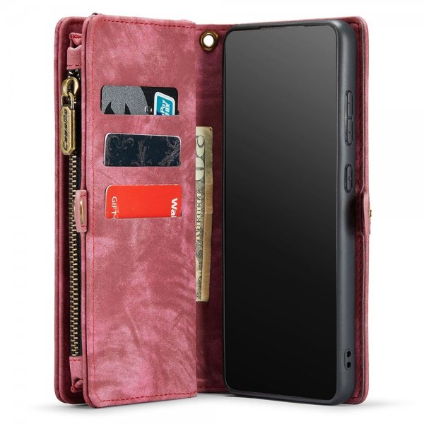 CaseMe Samsung Galaxy A53 5G Kotelo 008 Series Irrotettava Kuori Punainen