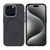 iPhone 15 Pro Kuori hiilikuitukuvio MagSafe Musta