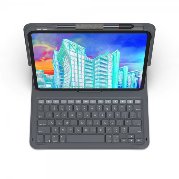 ZAGG iPad 10.9 (gen 10)/iPad 11 (A16) -näppäimistökotelo Messenger Folio 2 Nordic Layout Charcoal