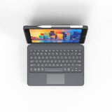 ZAGG iPad 10.2 -suojakuori näppäimistöllä, Pro Keys with Trackpad, pohjoismainen, musta/harmaa