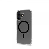 Celly iPhone 16 Suojakuori GELSKINMAG Läpinäkyvä Musta