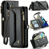 CaseMe iPhone 12/iPhone 12 Pro Kotelo C36 Series Musta