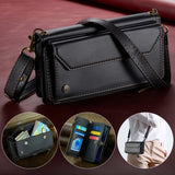 CaseMe iPhone 12/iPhone 12 Pro Kotelo C36 Series Musta
