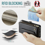 CaseMe iPhone 12/iPhone 12 Pro Kotelo C36 Series Musta