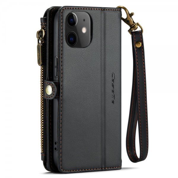 CaseMe iPhone 12/iPhone 12 Pro Kotelo C36 Series Musta