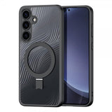 Dux Ducis Samsung Galaxy S25 Kuori Aimo Series MagSafe Jalusta Musta