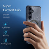 Dux Ducis Samsung Galaxy S25 Kuori Aimo Series MagSafe Jalusta Musta