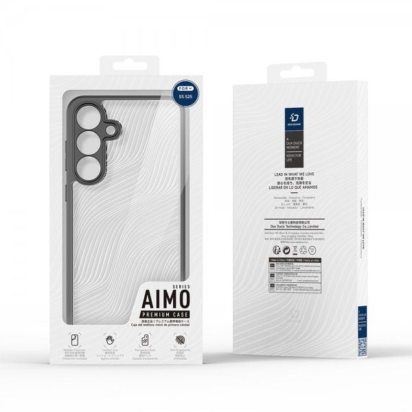 Dux Ducis Samsung Galaxy S25 Kuori Aimo Series Musta
