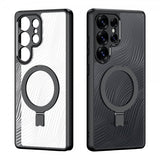Dux Ducis Samsung Galaxy S25 Ultra Kuori Aimo Series MagSafe Kickstand Musta