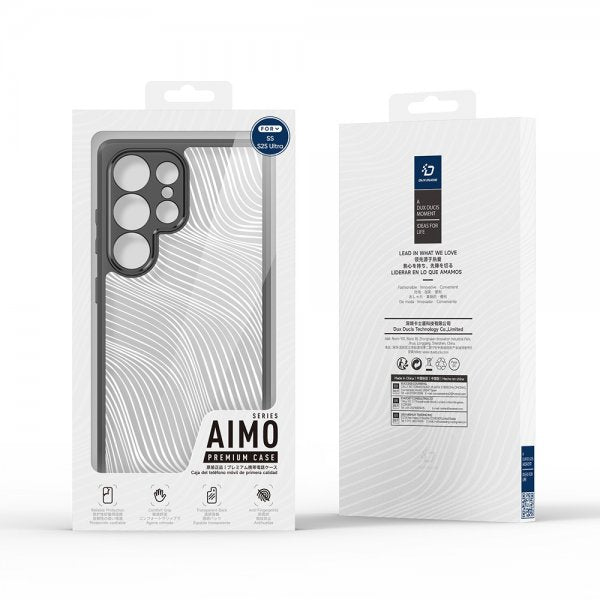 Dux Ducis Samsung Galaxy S25 Ultra Aimo Series -kuori, musta