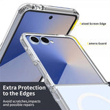 Nordic Covers Samsung Galaxy Z Flip 7 Kuori Feather Series MagSafe Läpinäkyvä