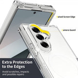 Nordic Covers Samsung Galaxy Z Fold 7 Kuoret Feather Series MagSafe Läpinäkyvä