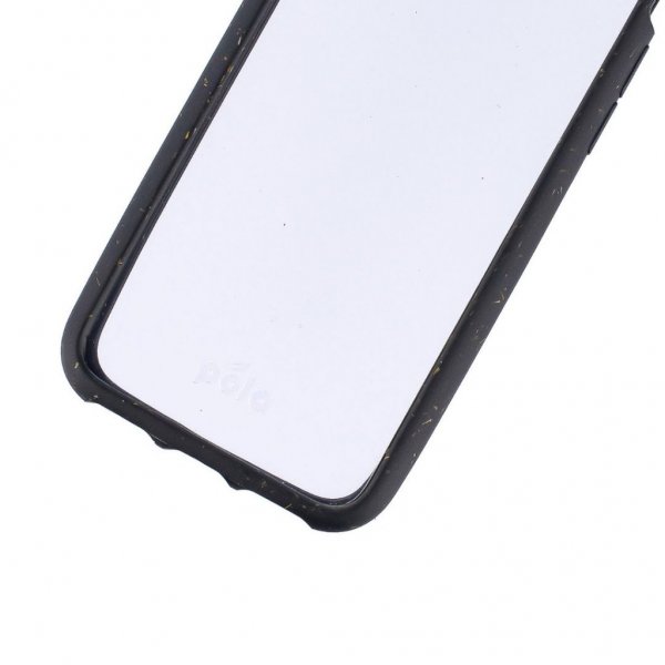 Pela iPhone 7/8/SE kuori Eco Friendly Clear musta
