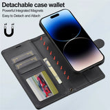 Nordic Covers iPhone 17 -kotelo irrotettavalla MagSafe-kuorella, Raven Black