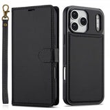 Nordic Covers iPhone 17 Pro Max -kotelo irrotettavalla MagSafe-kuorella, Raven Black
