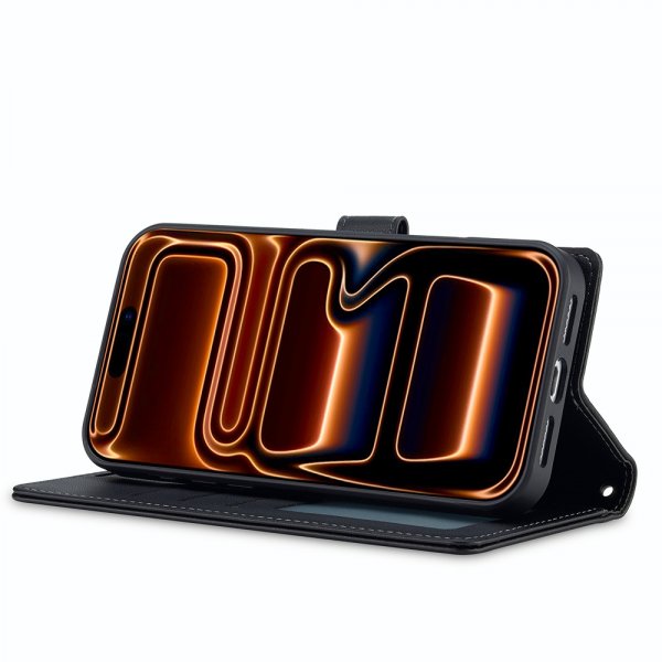 Nordic Covers iPhone 17 Pro -kotelo irrotettavalla MagSafe-kuorella, Raven Black