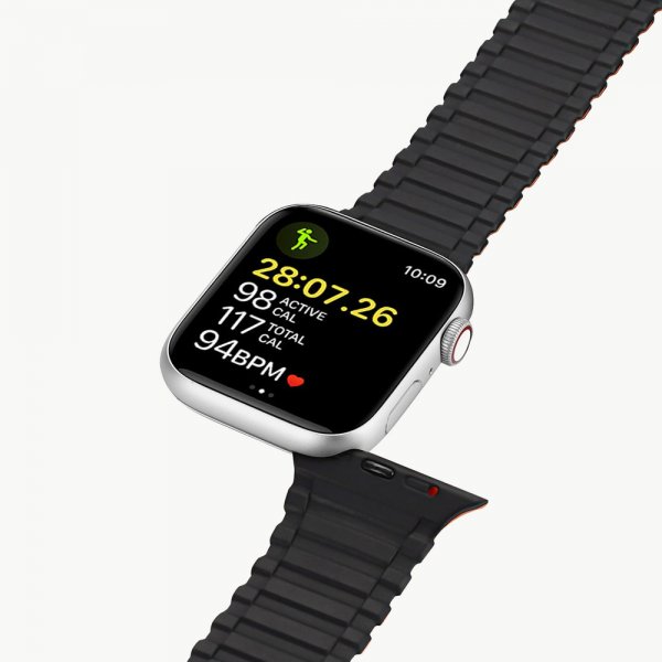 Dux Ducis Apple Watch 38/40/41/42mm ranneke Armor, musta