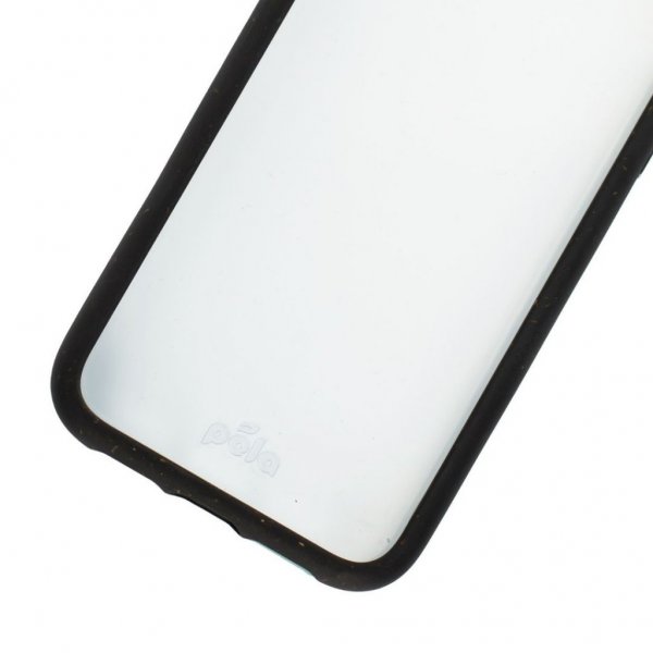 Pela iPhone 11 -suojakuori, ympäristöystävällinen, läpinäkyvä musta