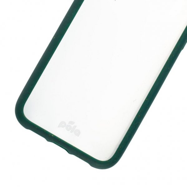 Pela iPhone 11 -suojakuori Eco Friendly Clear, vihreä