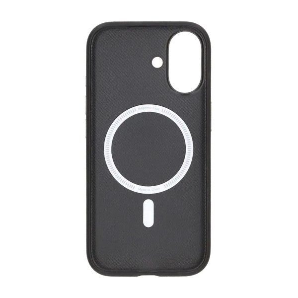 iPhone 17 kuoret tekonahkaa MagSafe Musta