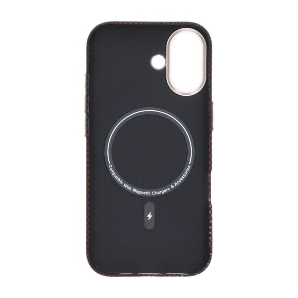 iPhone 17 Kuori Aramidikuitu MagSafe Punainen
