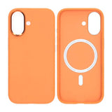 iPhone 17 -kuoret tekonahkaa MagSafe Oranssi