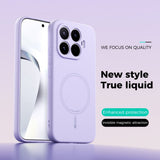 ABEEL Xiaomi 17T Kuori Silikoni MagSafe Violetti