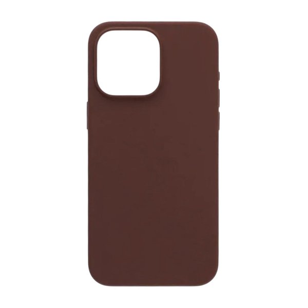 Rvelon iPhone 15 Pro Max Silikonikuori MagSafe Ruskea