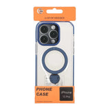 iPhone 15 Pro Kuori Rengasjalusta MagSafe Sininen