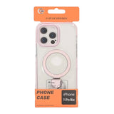 iPhone 15 Pro Max Kuori Sormusteline MagSafe Pinkki