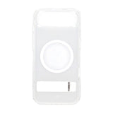 Rvelon iPhone Air -kuori jalustalla, läpinäkyvä