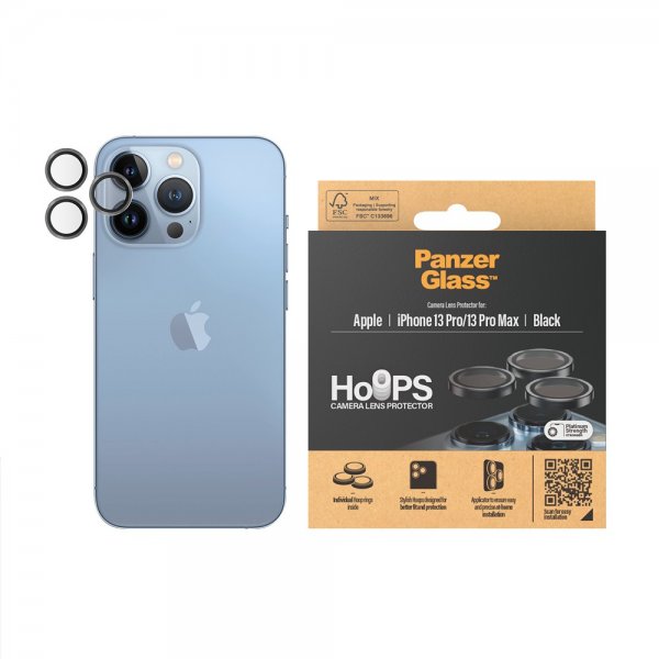 PanzerGlass iPhone 13 Pro/iPhone 13 Pro Max -kameran suojalasi Hoops