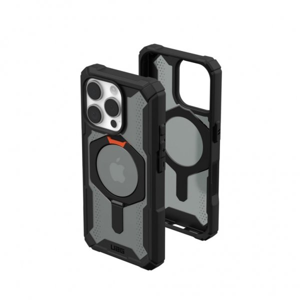 Urban Armor Gear (UAG) iPhone 16 Pro Plasma XTE MagSafe -suojakuori, musta/oranssi