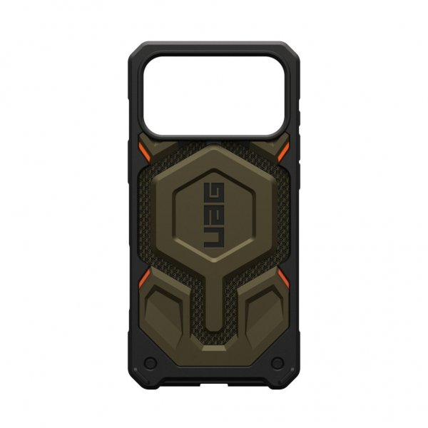 Urban Armor Gear (UAG) iPhone 17 Pro Max -kuori Monarch Pro Kevlar MagSafe Element Green