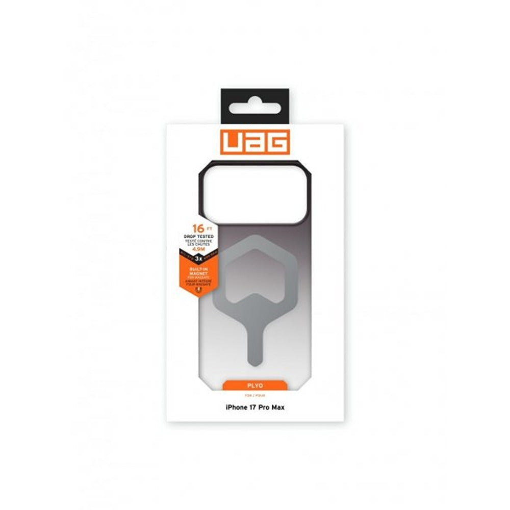 Urban Armor Gear (UAG) iPhone 17 Pro Max/iPhone 18 Pro Max Kuori Plyo MagSafe Black/Clear Ombré