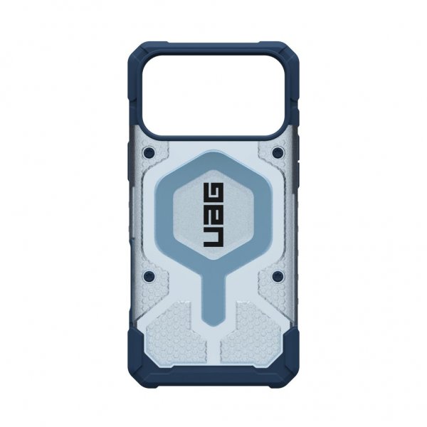 Urban Armor Gear (UAG) iPhone 17 Pro Max -kuori Pathfinder Clear + sininen kaulanauha