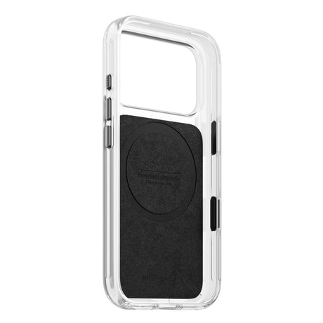 Nomad iPhone 17 Pro/iPhone 18 Pro Kuori kirkas nahkakuori Musta