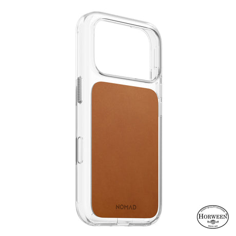 Nomad iPhone 17 Pro/iPhone 18 Pro Kuori kirkas nahkakotelo Saddle