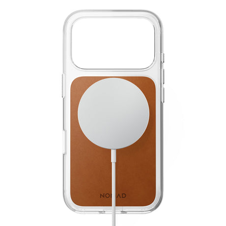 Nomad iPhone 17 Pro/iPhone 18 Pro Kuori kirkas nahkakotelo Saddle