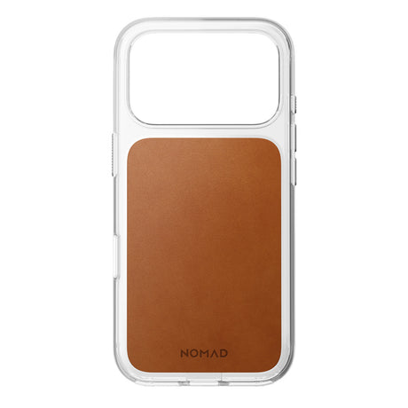 Nomad iPhone 17 Pro/iPhone 18 Pro Kuori kirkas nahkakotelo Saddle