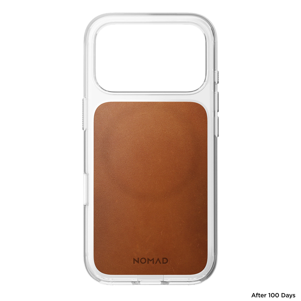 Nomad iPhone 17 Pro/iPhone 18 Pro Kuori kirkas nahkakotelo Saddle