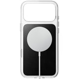 Nomad iPhone 17 Pro Max/iPhone 18 Pro Max Kuori kirkas nahkakuori Musta