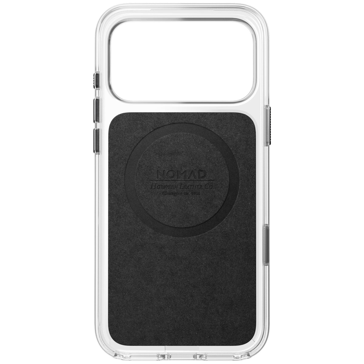 Nomad iPhone 17 Pro Max/iPhone 18 Pro Max Kuori kirkas nahkakuori Rustic Brown