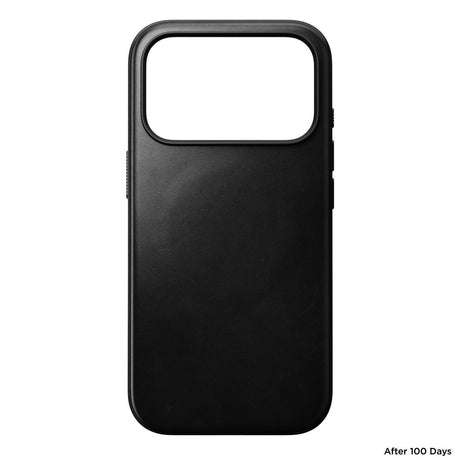 Nomad iPhone 17 Pro/iPhone 18 Pro Kuori Modern Leather Case Horween Musta