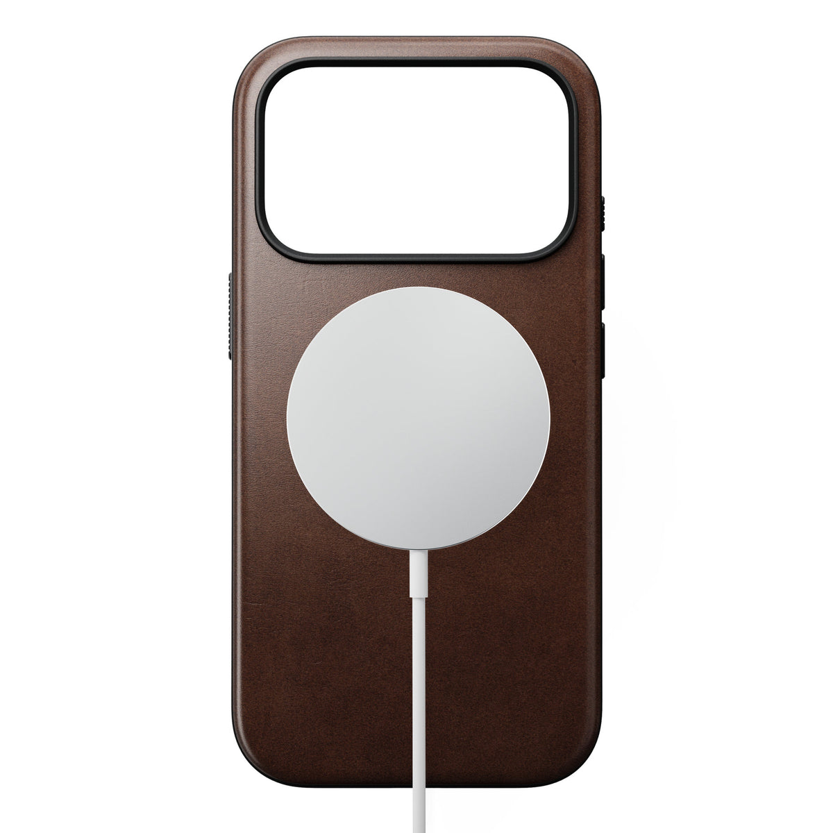 Nomad iPhone 17 Pro/iPhone 18 Pro Kuori Modern-nahkakotelo Horween Rustic Brown
