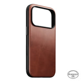 Nomad iPhone 17 Pro/iPhone 18 Pro Kuori Modern-nahkakotelo Horween Olde Dublin